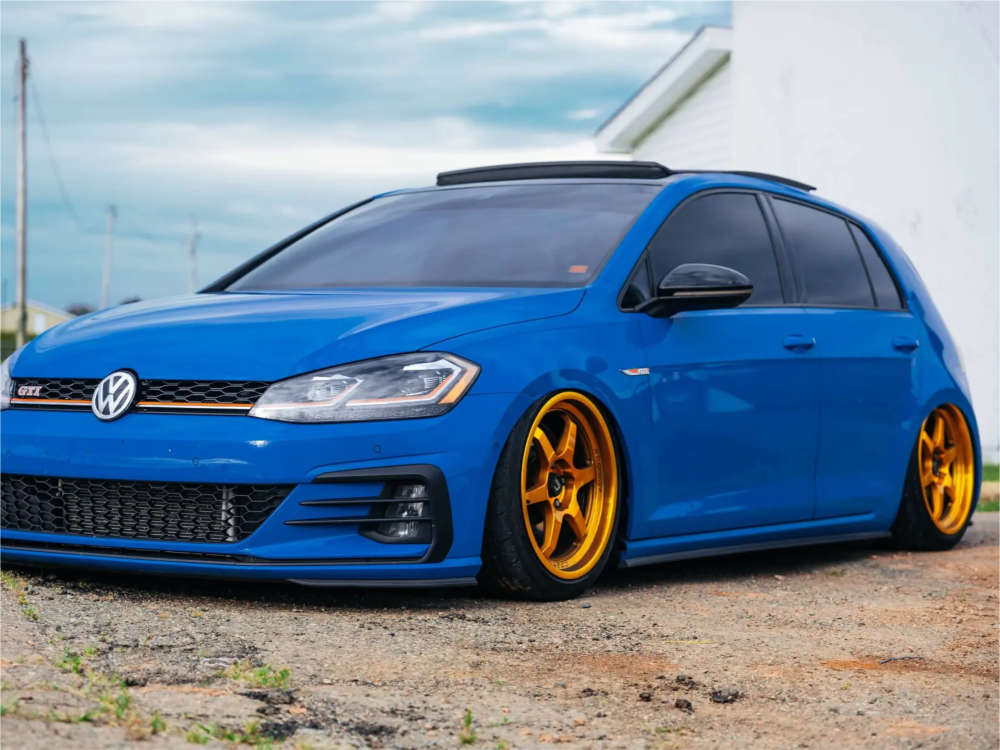 2021 Volkswagen GTI with 18x9 30 Cosmis Racing Xt-006r and