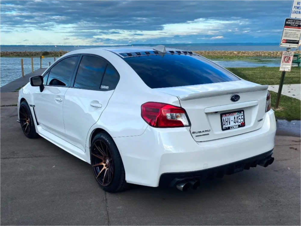 2023 Subaru WRX Premium with 18x9.5 Work Emotion ZR10 and