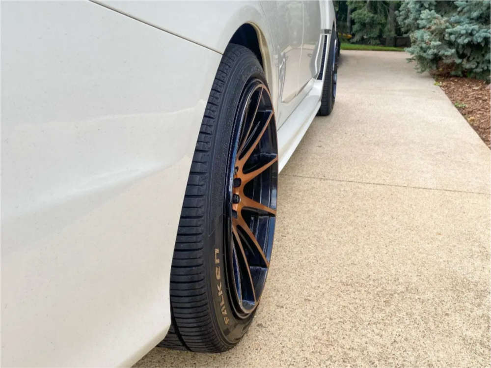 2018 Subaru WRX with 18x9 30 Shift Gear and 235/40R18 Falken