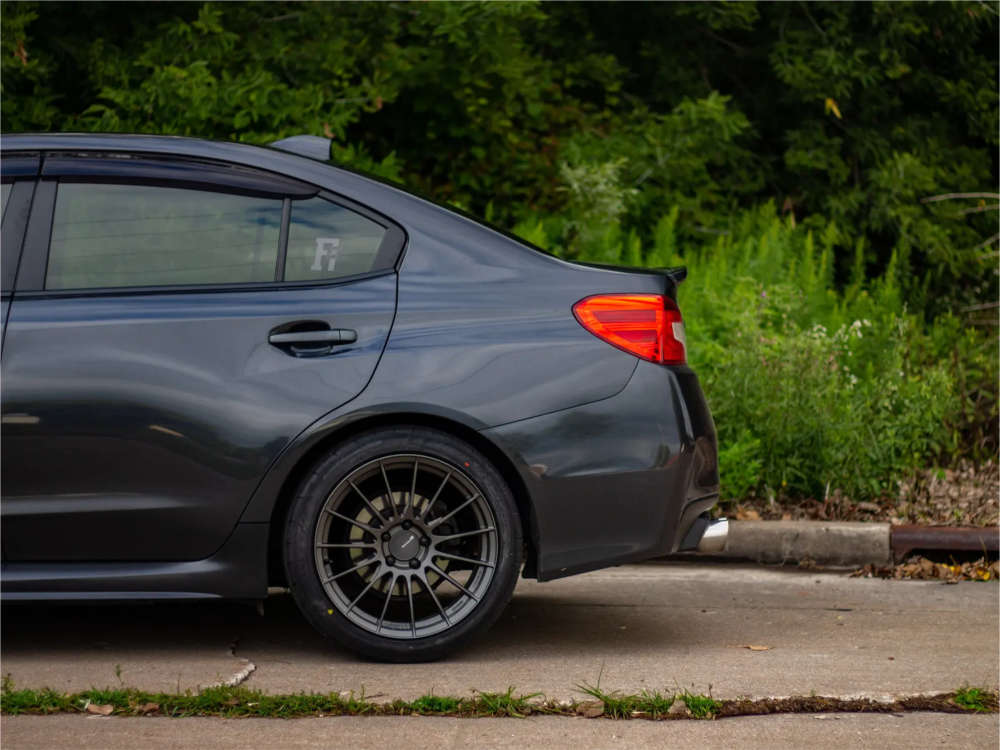 2015 Subaru WRX with 18x9 40 Enkei Rs05-rr and 245/40R18