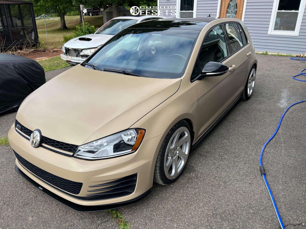 【TT-GTI-S】GDE-414ST 2015 Volkswagen GTI with 18x8.5 42 3SDM 0.06 and 225/40R18