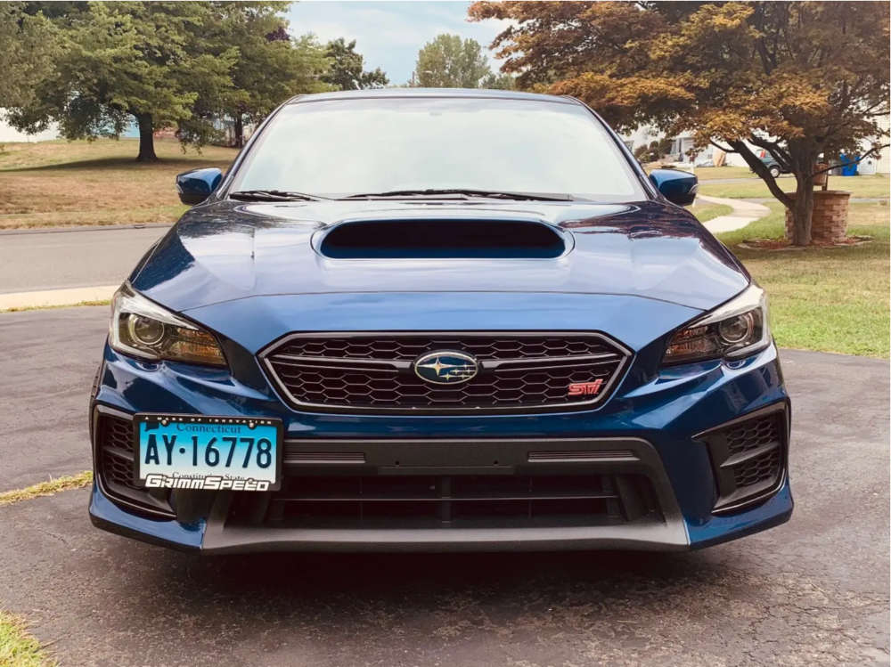 2020 Subaru WRX STI with 19x9.5 35 ESR Sr07 and 245/35R19 General