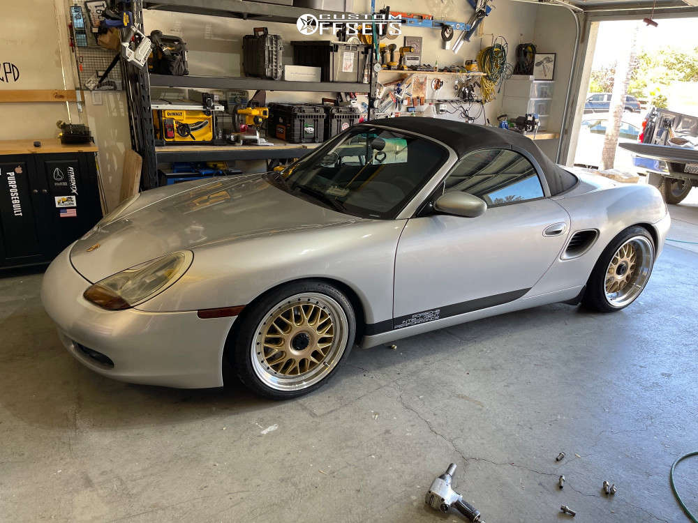 1999 Porsche Boxster with 18x8.5 45 ESM Esm-004m and 225/40R18 ...