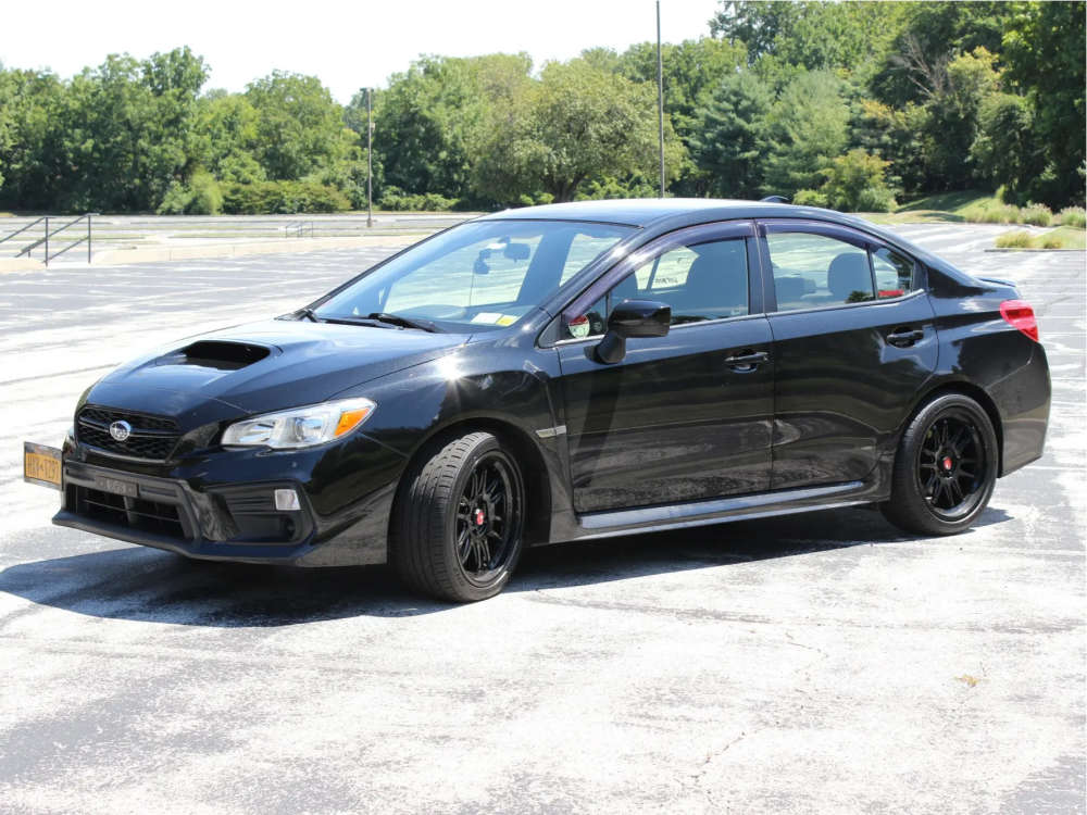 2018 Subaru WRX with 18x8.5 35 Aodhan Ah07 and 245/40R18 Delinte D7 ...