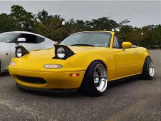 1999 Mazda Miata with 15x8 0 Rota Shakotan and 195/45R15 Toyo