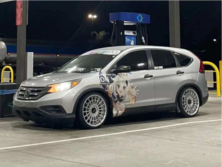 2013 Honda CR-V with 20x8.5 35 Rotiform Las-r and 225/35R20 Lexani Lx ...