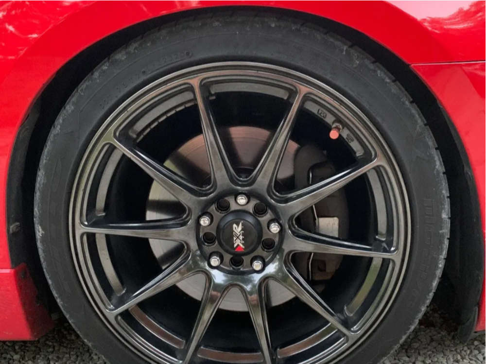 2008 Mazda 3 with 18x8 42 XXR 527 and 225/40R18 Nitto Motivo and