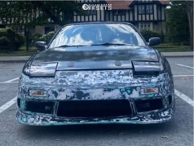 1993 Nissan 240SX with 15x8 0 Rota Rkr and 205/60R15 Yokohama Avid