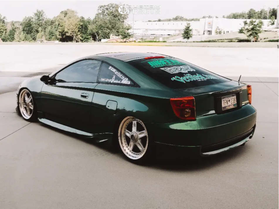2004 Toyota Celica with 18x8.5 30 Volk Cv Pro and 215/35R18 Fullway ...