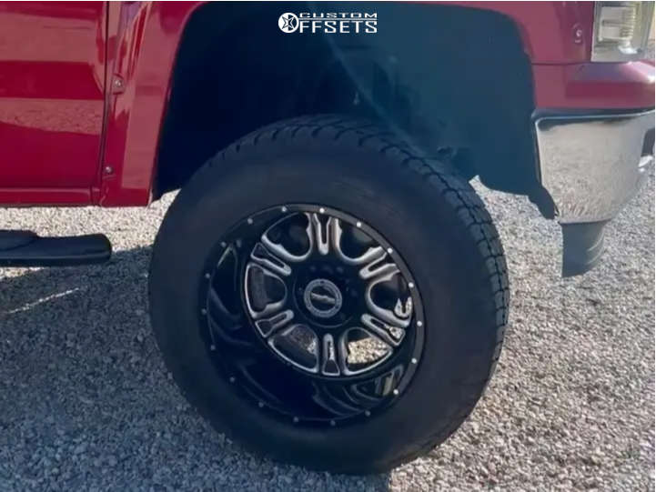 2014 Chevrolet Silverado 1500 with 20x9 12 Vision Rage and 295/65R20 ...