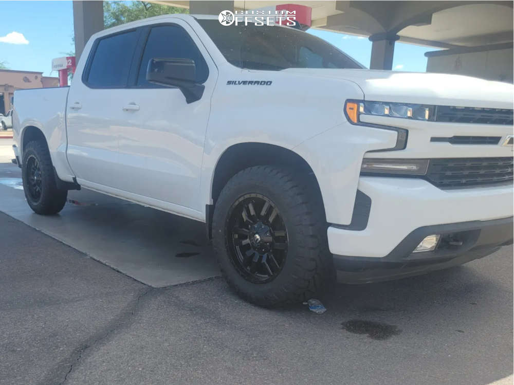 2022 Chevrolet Silverado 1500 with 20x9 20 Fuel Sledge and 275/65R20 ...
