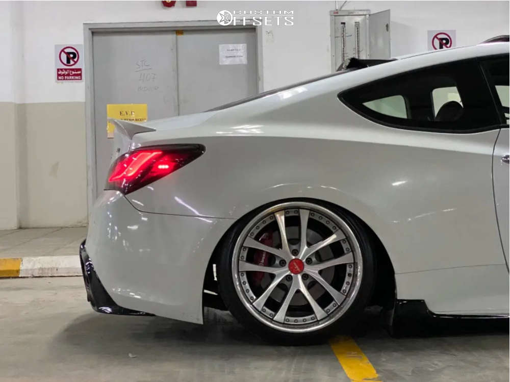 2014 Hyundai Genesis Coupe with 19x9.5 19 Weds Lxz and 225/35R19