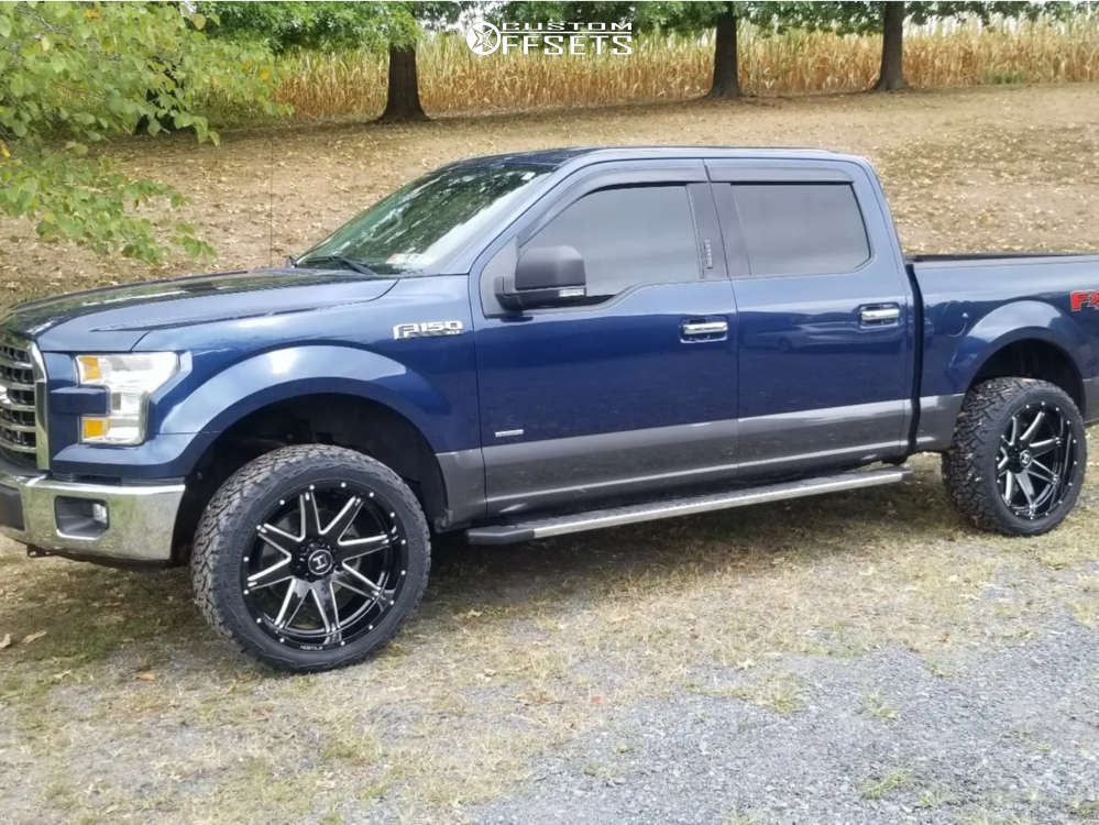 2017 Ford F-150 with 22x10 -25 Hostile Alpha and 305/40R22 Venom Power