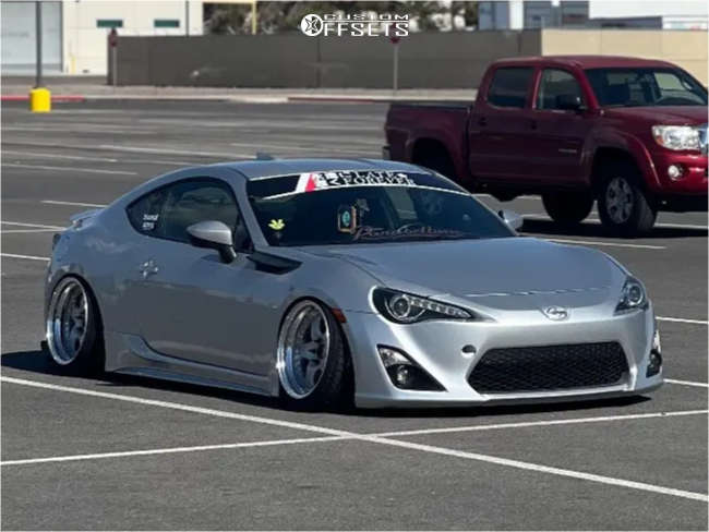 2014 Scion FR-S with 17x9 14 Panasport G7 C5C2 and 205/40R17 Achilles ...