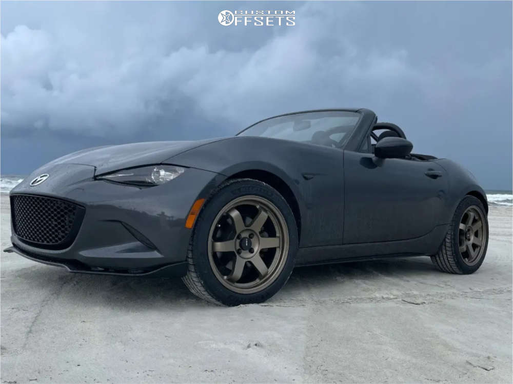 2016 Mazda MX-5 Miata with 17x8 35 AVID1 AV6 and 225/45R17