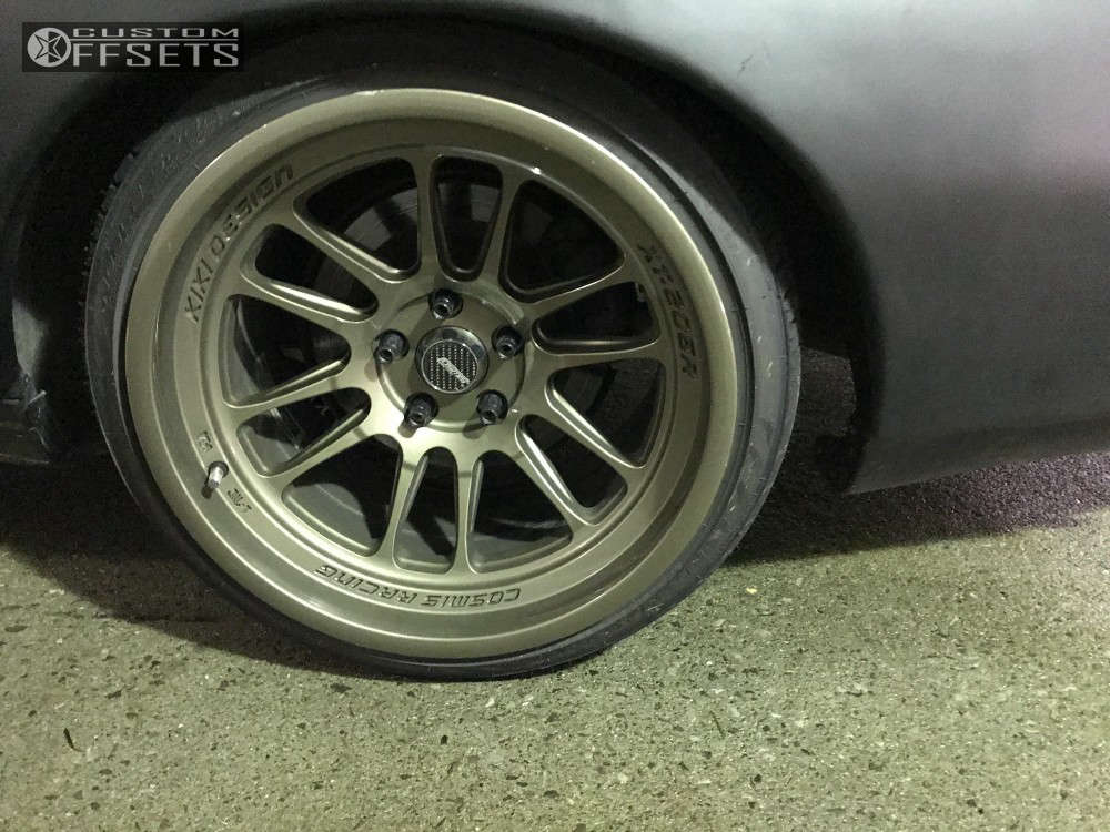 1992 Lexus SC400 with 18x9.5 10 Cosmis Racing XT-206R and 225