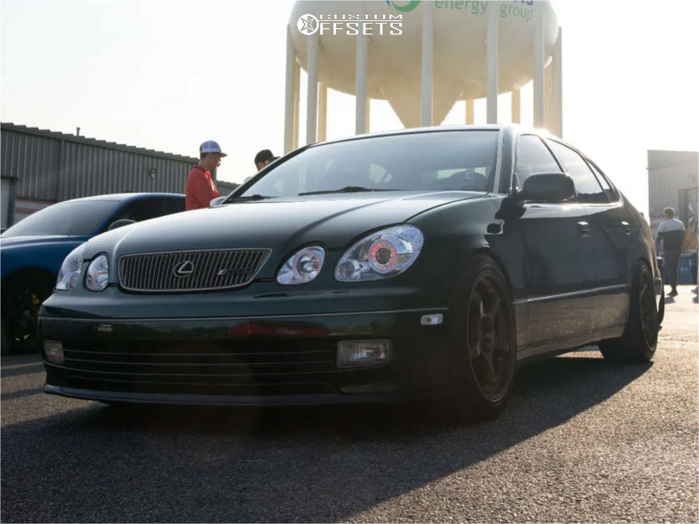 1998 Lexus GS400 with 18x9 12 Carbyne Sprint and 245/40R18 Lexani