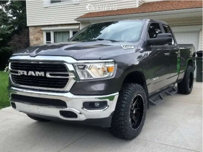 2020 Ram 1500 with 20x10 -19 Ballistic Rage and 285/60R20 Nitto Ridge ...
