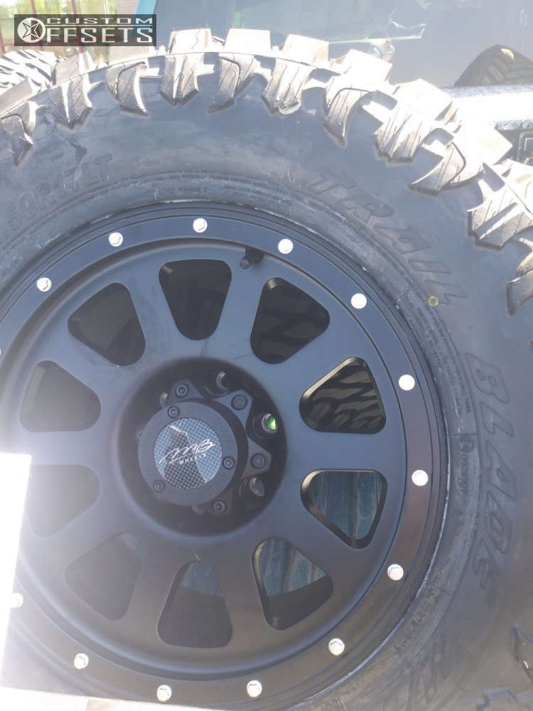 1998 Chevrolet K1500 with 17x9 -12 MB Wheels 352 and 33/12.5R17 Atturo ...