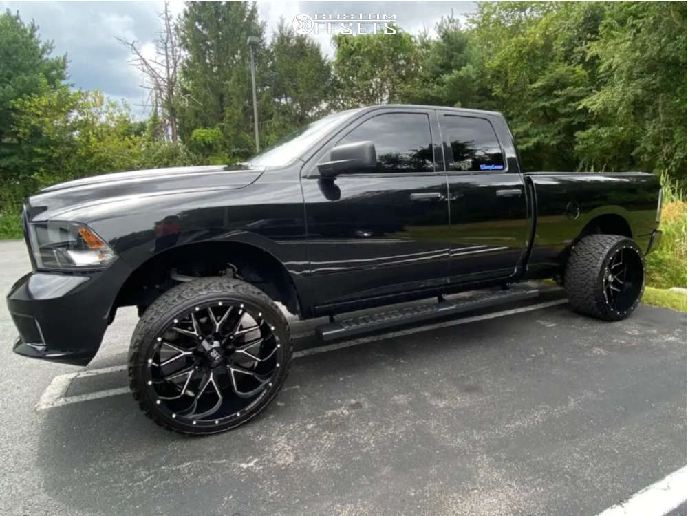 2019 Ram 1500 Classic with 24x14 -76 Hardrock Affliction H700 and