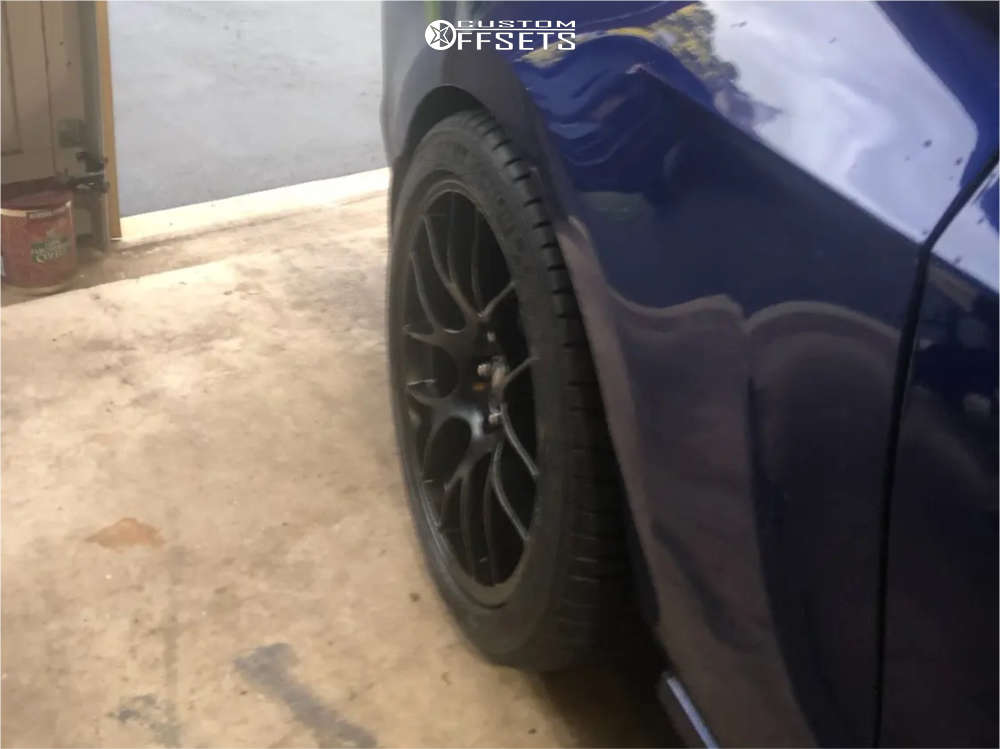 2013 Ford Mustang with 19x10 40 Apex Ec7 and 285/35R19 Michelin Pilot