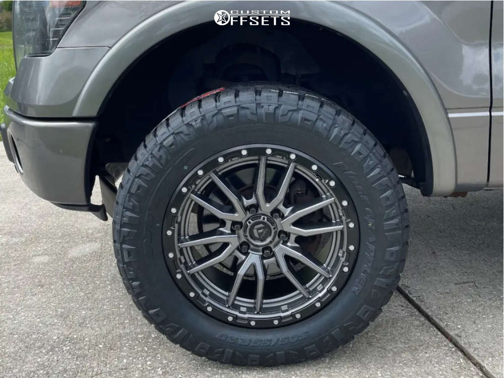 2014 Ford F-150 with 20x9 20 Fuel Rebel and 305/55R20 Nitto Ridge ...