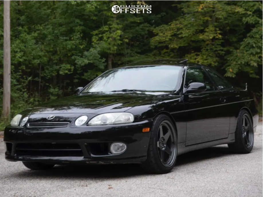 Sc300 Ruff Racing Wheels 1997 Lexus SC300 with 18x9 12 Kansei Knp and 235/40R18 Firestone ...