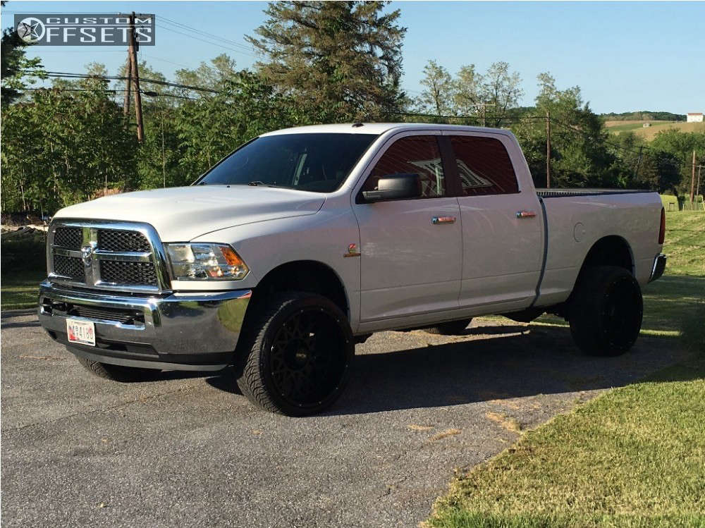 2014 Ram 2500 with 24x12 -51 Vision Rocker and 305/35R24 Atturo Az800 ...