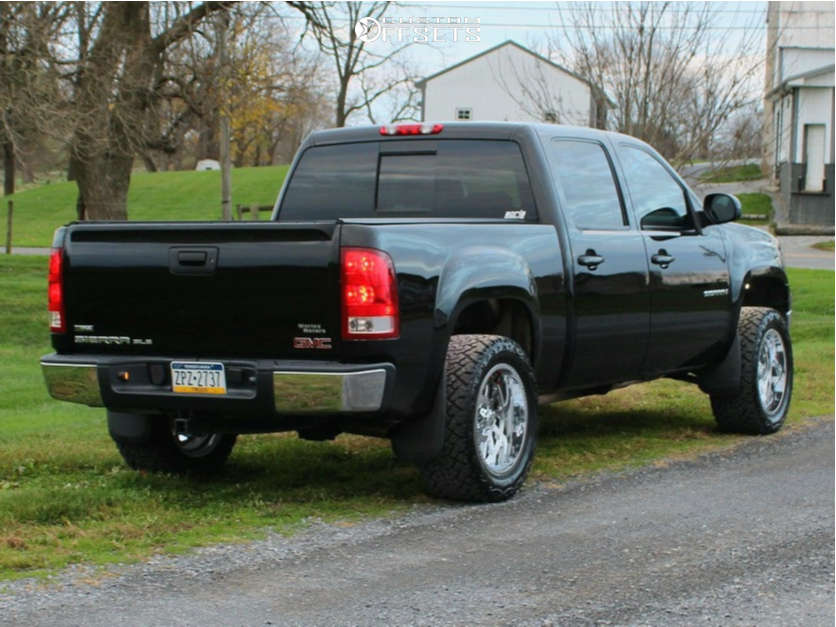 2009 GMC Sierra 1500 with 20x10 19 Off Road Monster M17 and 33/12.5R20