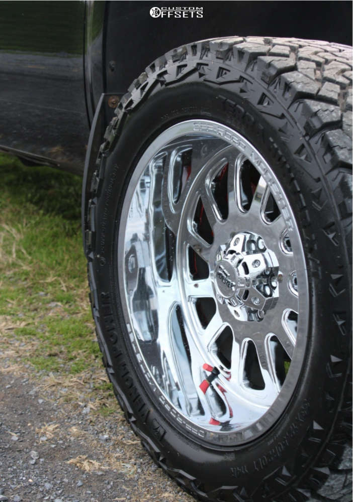 2009 GMC Sierra 1500 with 20x10 19 Off Road Monster M17 and 33/12.5R20