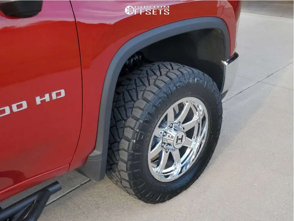 2022 Chevrolet Silverado 2500 HD with 20x9 12 Hostile Alpha and 295 ...