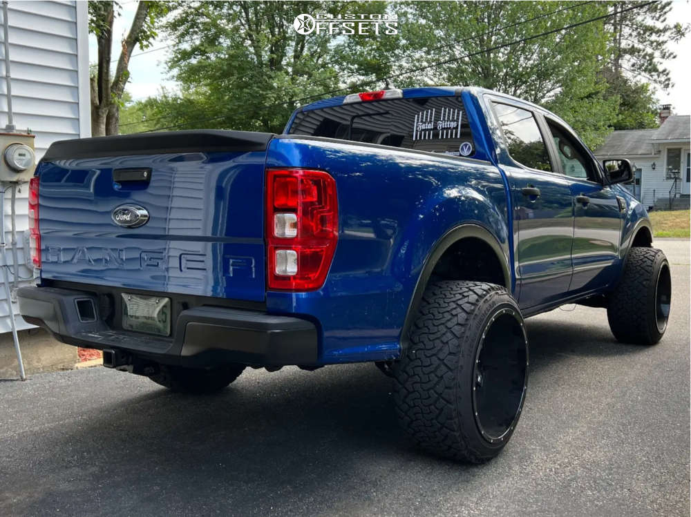 2019 Ford Ranger with 22x14 -81 Vision Spyder and 33/12.5R22 Venom ...
