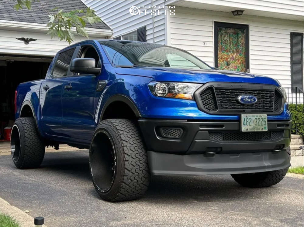 2019 Ford Ranger with 22x14 -81 Vision Spyder and 33/12.5R22 Venom ...