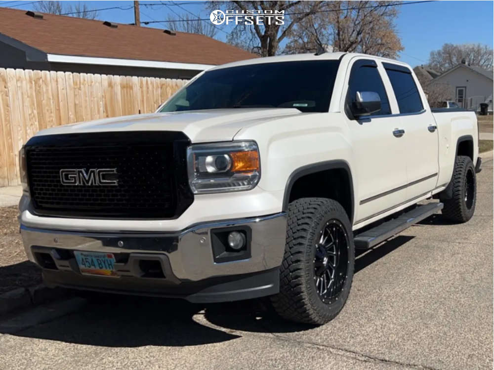 Overdrive Blade Custom 2014 GMC Sierra 1500 with 20x10 -19 Hardrock Overdrive and 285/55R20 ...