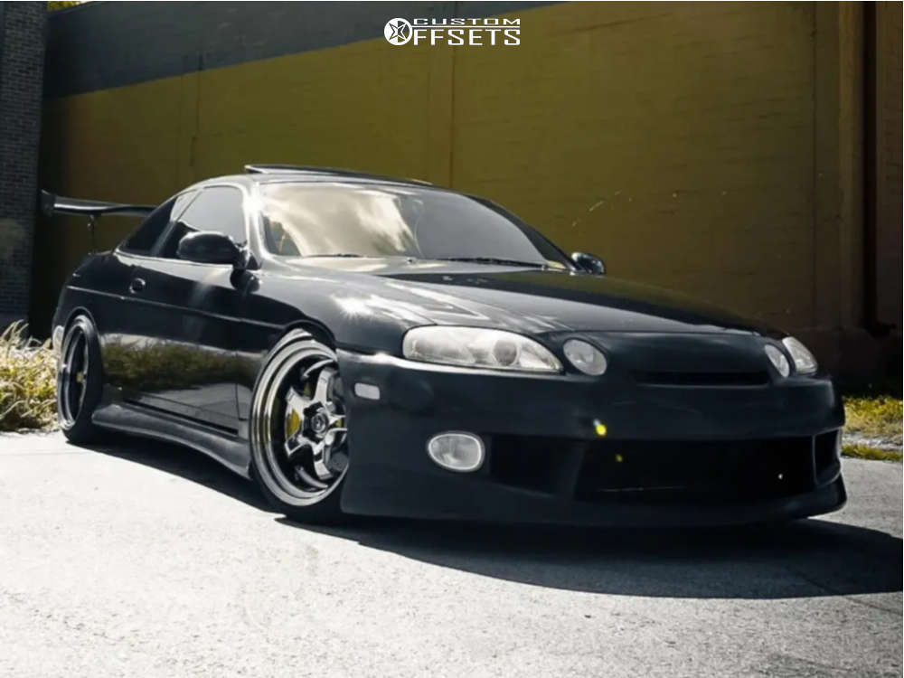 1998 Lexus SC400 with 19x9.5 22 JNC Jnc017 and 225/40R19