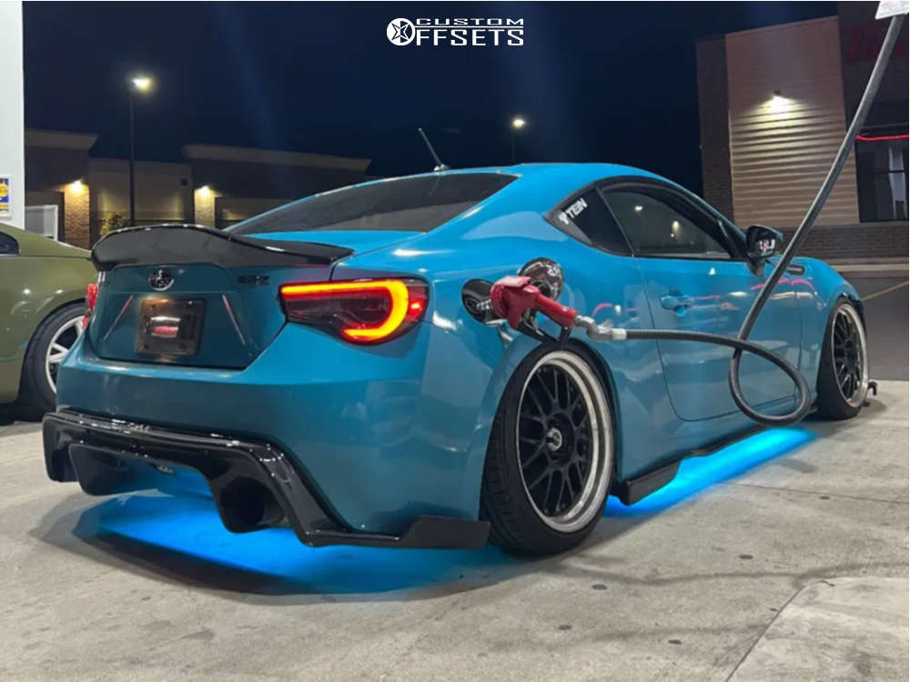 2013 Subaru BRZ with 18x8.5 47 SSR Professor Ms1 and 215/40R18