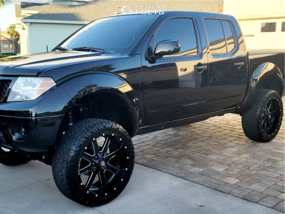 2019 Nissan Frontier with 22x10 -18 Ballistic Rage and 285/45R22 Nitto ...