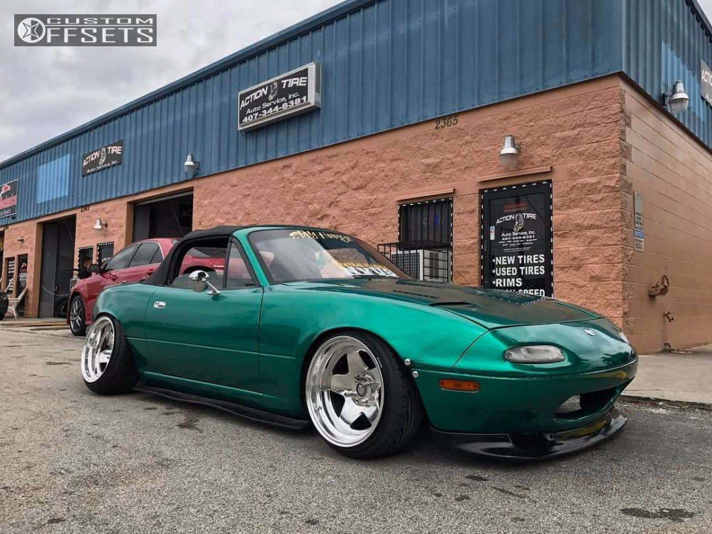 1996 Mazda MX-5 Miata with 16x9.5 0 CCW Classic 5 and 195/40R16