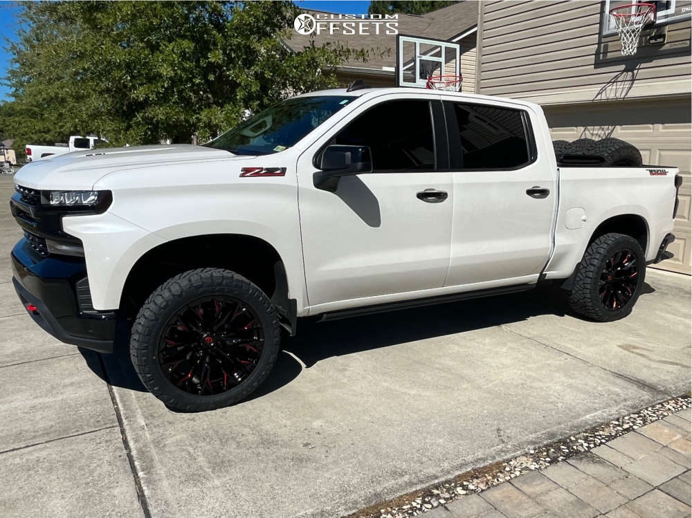 Fuel Flame 6 22x10 18 Matte Black D80422008947 Custom Offsets