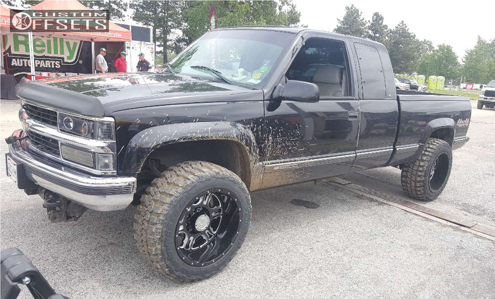 2000 Chevrolet K2500 with 20x12 -51 Vision Rage and 33/12.5R20 Federal ...