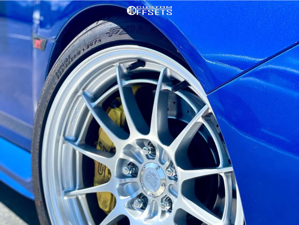 2019 Subaru WRX STI with 18x9.5 40 Enkei Nt03m and 255/35R18 Falken ...