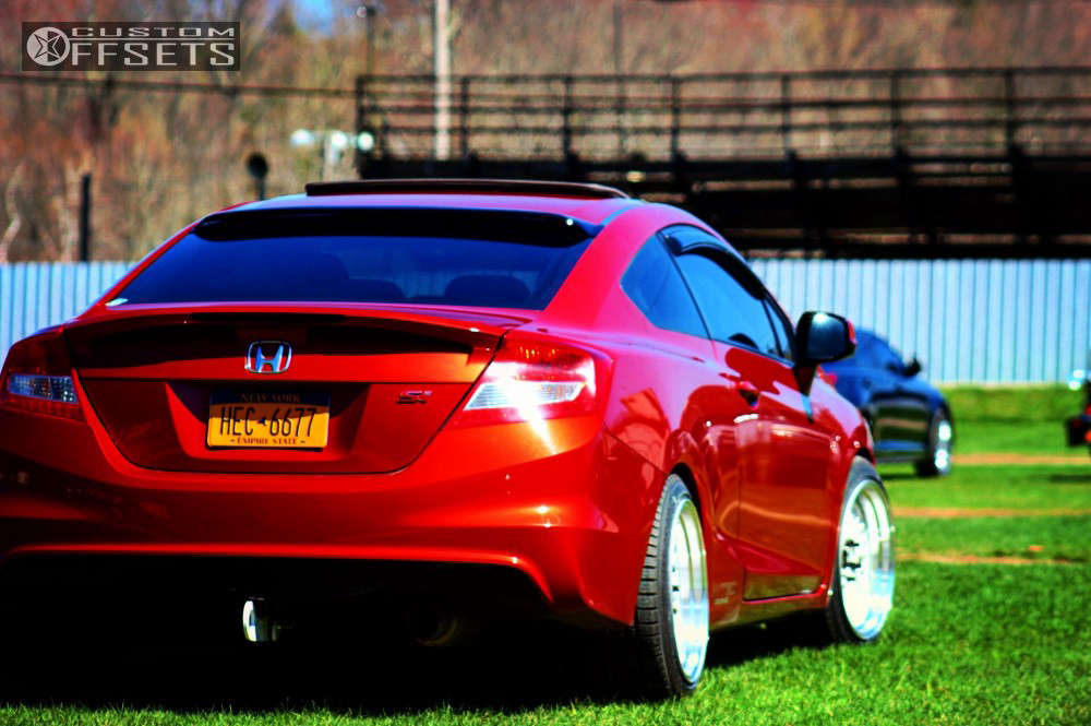 2012 Honda Civic Wheel Offset Coilovers 242220 Custom Offsets