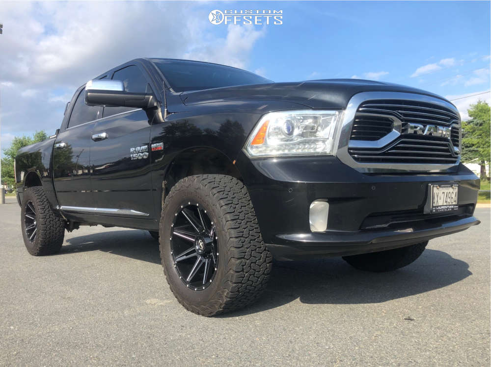 2016 Ram 1500 with 20x10 -12 XF Offroad Xf-201 and 35/12.5R20
