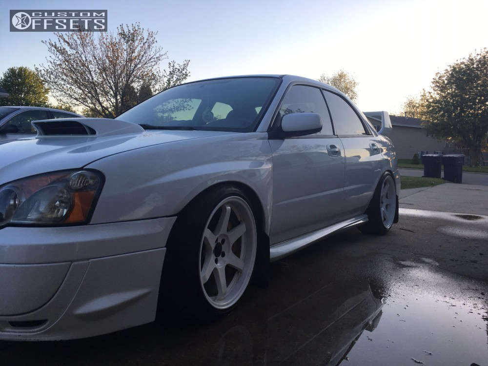 Subaru Rota 2004 Subaru Impreza with 18x8 35 Rota Grid and 225/40R18 Falken and ...
