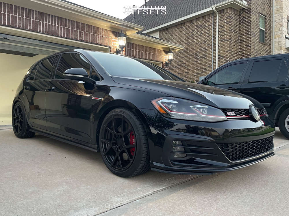 2021 Volkswagen GTI with 18x8.5 35 Rotiform Kps and 225/40R18