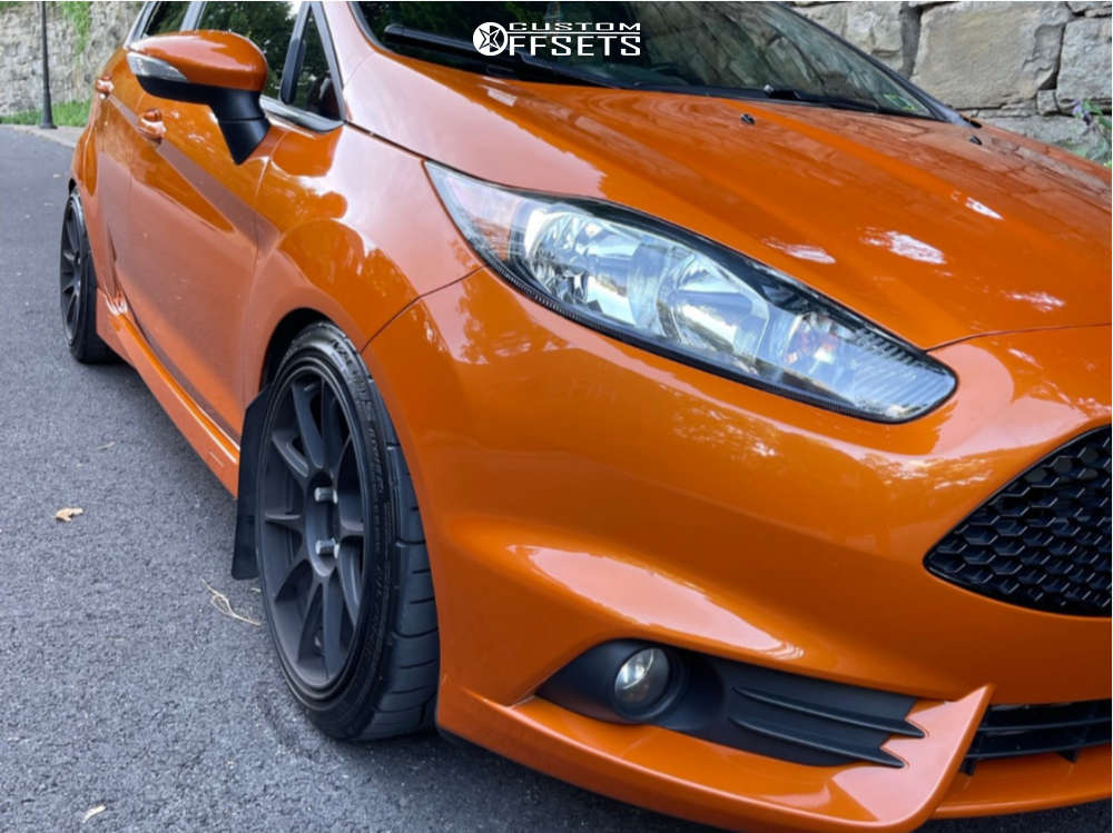 2018 Ford Fiesta with 17x8 40 Rota Titan and 215/40R17 Falken