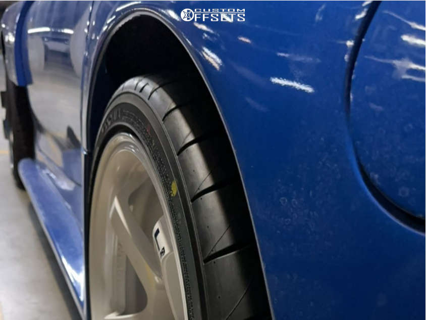 1993 Mazda RX-7 with 18x9.5 22 Advan Racing GT Premium and 265/35R18 ...