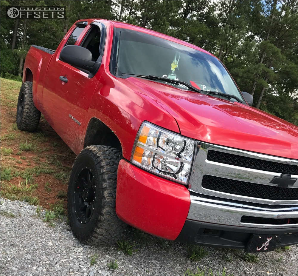 2011 Chevrolet Silverado 1500 with 17x9 10 Gear Off-Road Overdrive and ...