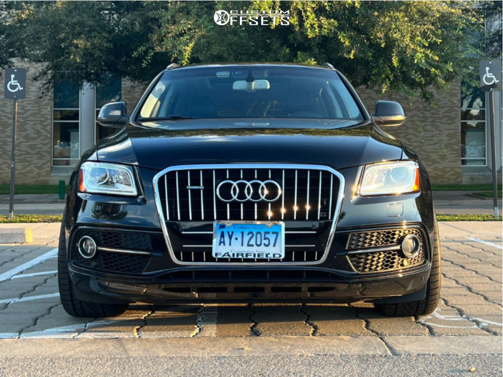 2015 Audi Q5 with 20x10.5 35 HRE FlowForm Ff01 and 295/40R20