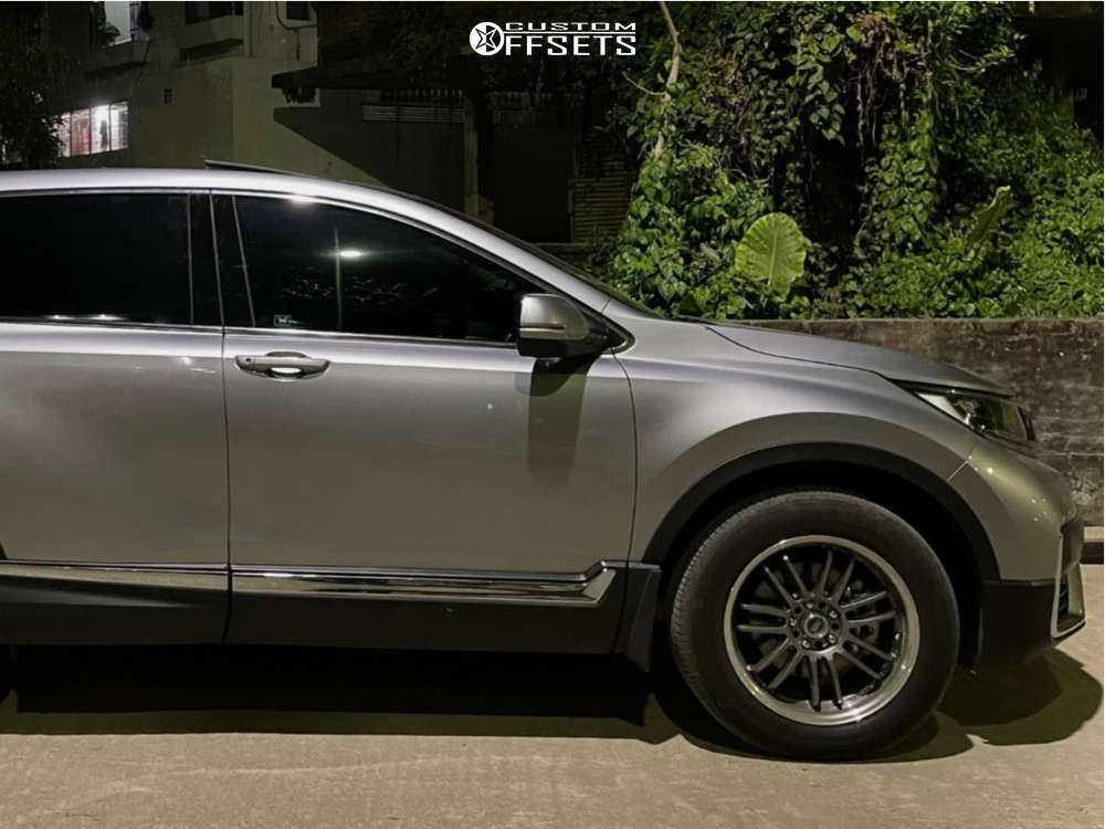 [美品] 純正CR-V 5x114.3 235/60R18 夏タイヤ 新車外し品】ホンダ RW系 CR-V 純正 18in 7.5J +45 PCD114.3